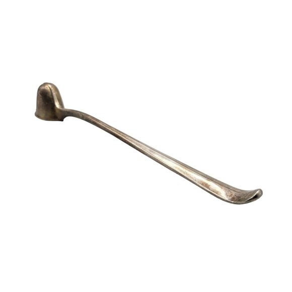 Silver Plate Candle Snuffer Minimalist Traditional Silver Color - Picture 7 of 8